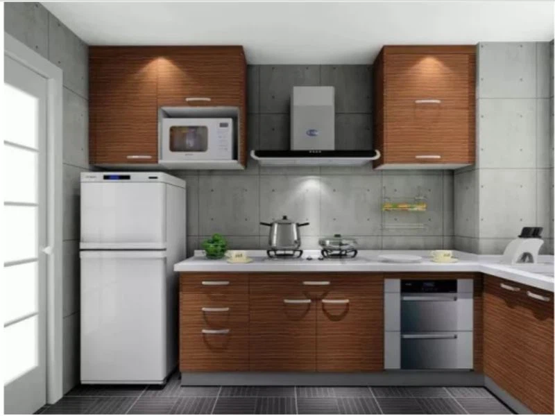 PVC foil decoration for cabinet