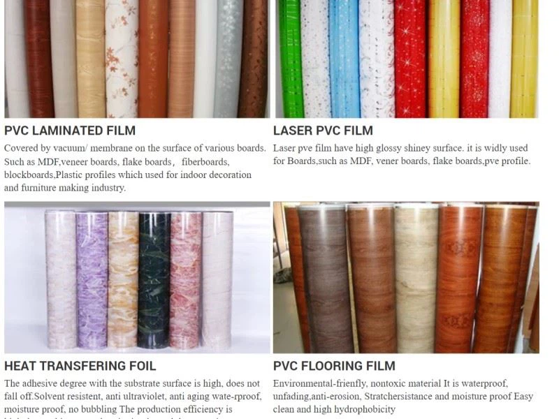 PVC laminated wrapping roll