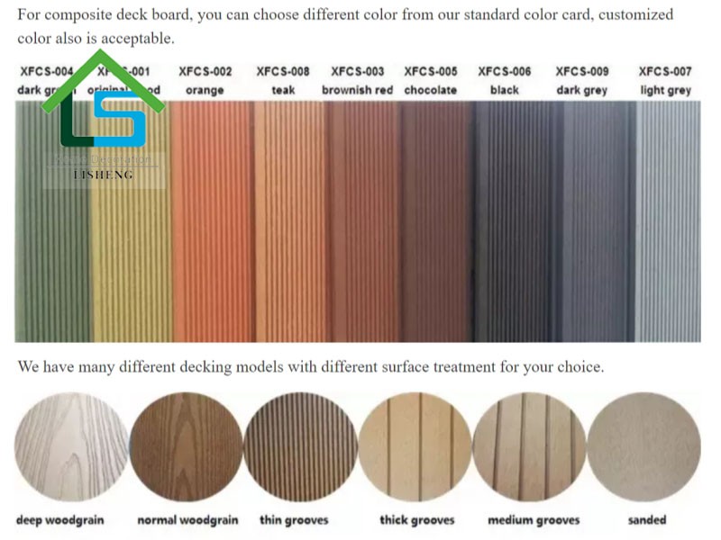 WPC decking WPC outdoor cheap price WPC composite hardwood decking