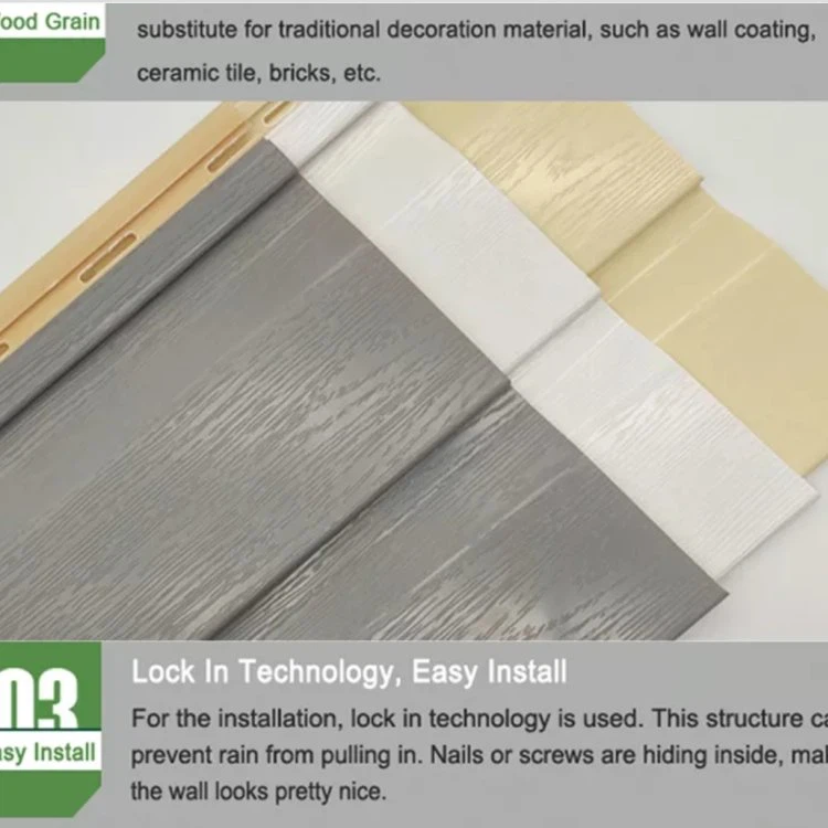 Vonkajší obklad stien PVC vinylový obklad
