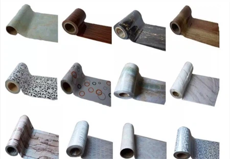 PVC wrapping roll for indoor decoration